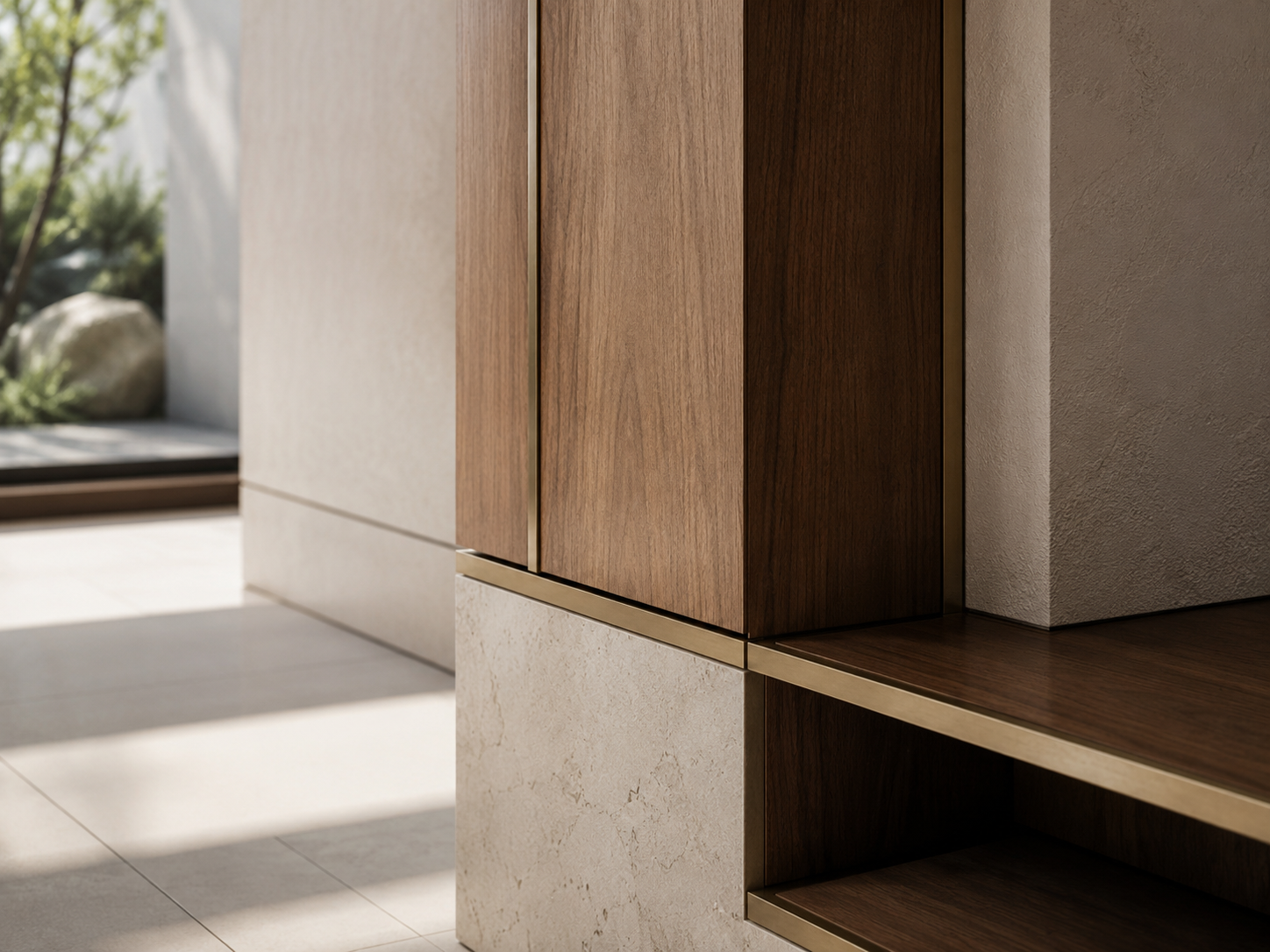 Carefully detailed contemporary interior